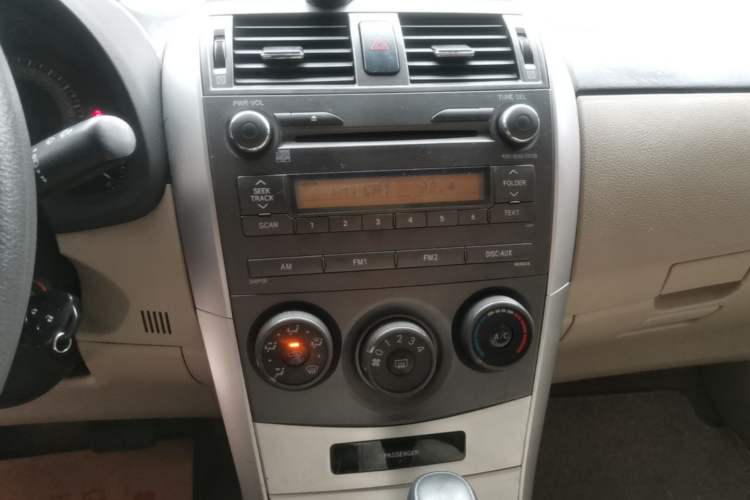 Used Toyota Corolla 2011 1.6L Automatic GL Audio And AC Panel