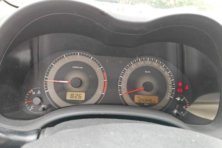 Used Toyota Corolla 2011 1.6L Manual GL Instrument Cluster