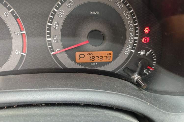 Used Toyota Corolla 2011 1.6L Automatic GL Odometer Close Up