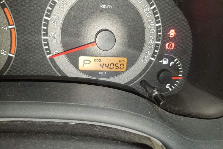 Used Toyota Corolla 2011 1.6L Automatic GL Odometer Close Up