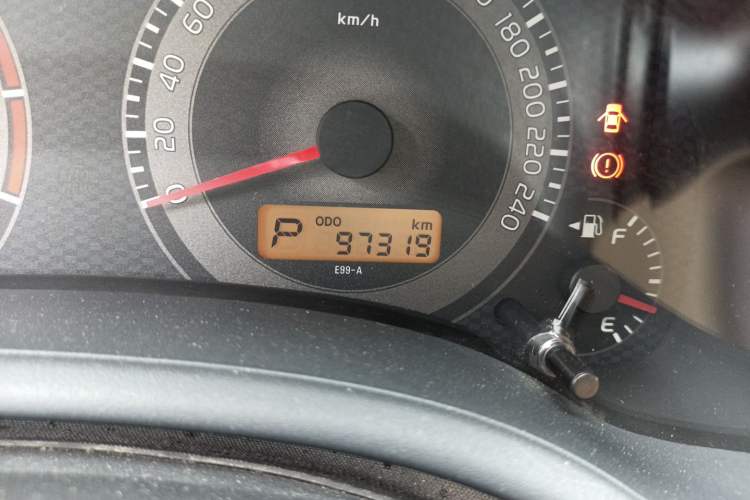 Used Toyota Corolla 2011 1.6L Automatic GL Odometer Close Up
