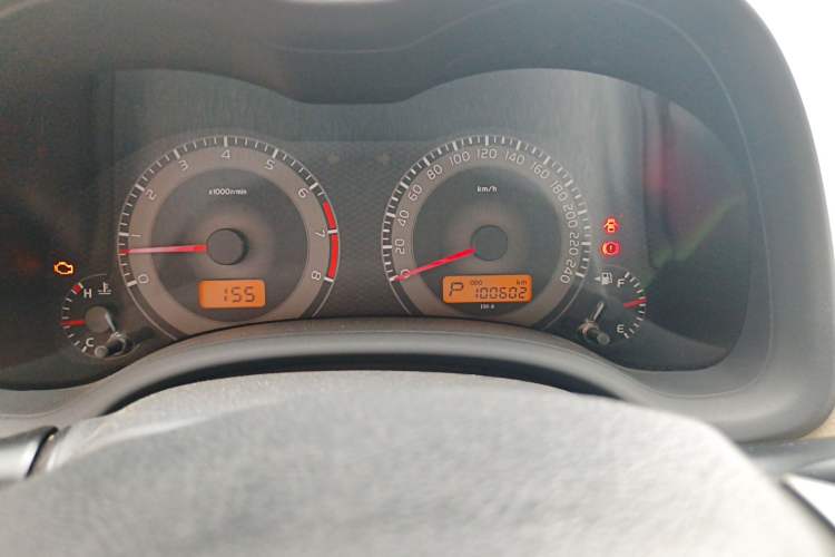 Used Toyota Corolla 2011 1.6L Automatic GL Odometer Close Up