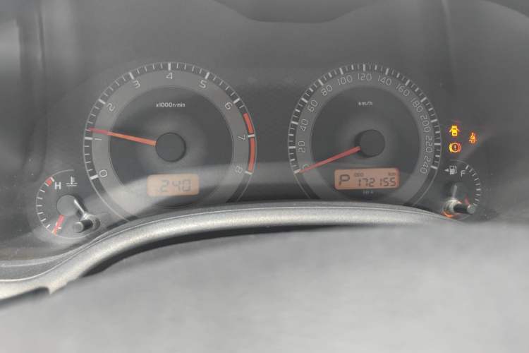 Used Toyota Corolla 2011 Edition Commemorative 1.6L Automatic GL Odometer Close Up
