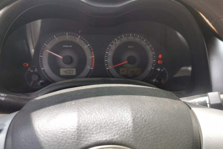 Used Toyota Corolla 2011 1.8L CVT GL-i Odometer Close Up