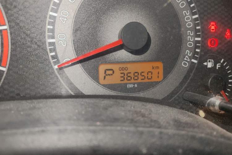 Used Toyota Corolla 2011 1.6L Automatic GL Sunroof Version Odometer Close Up