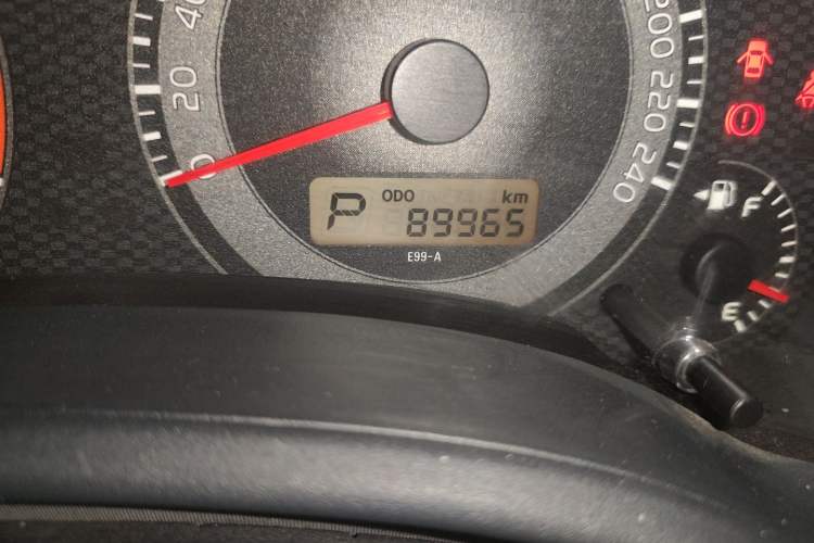 Used Toyota Corolla 2011 1.6L Automatic GL Odometer Close Up