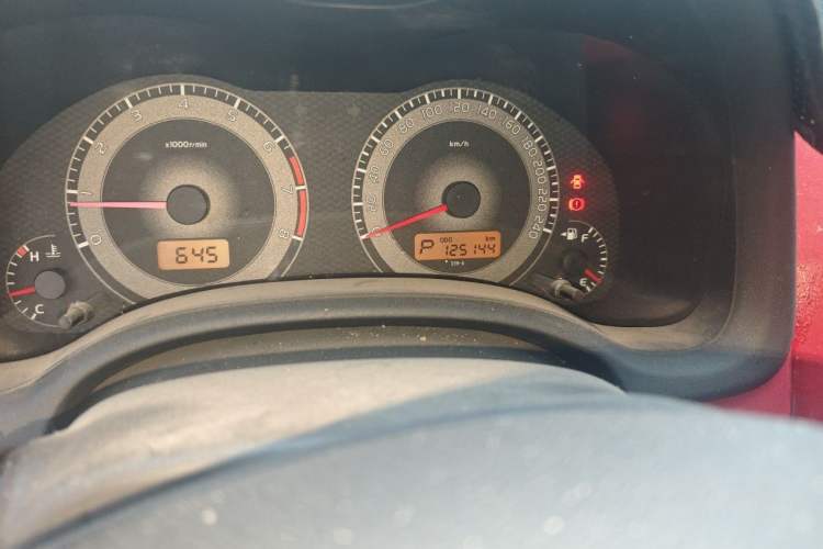Used Toyota Corolla 2011 1.6L Automatic GL Odometer Close Up