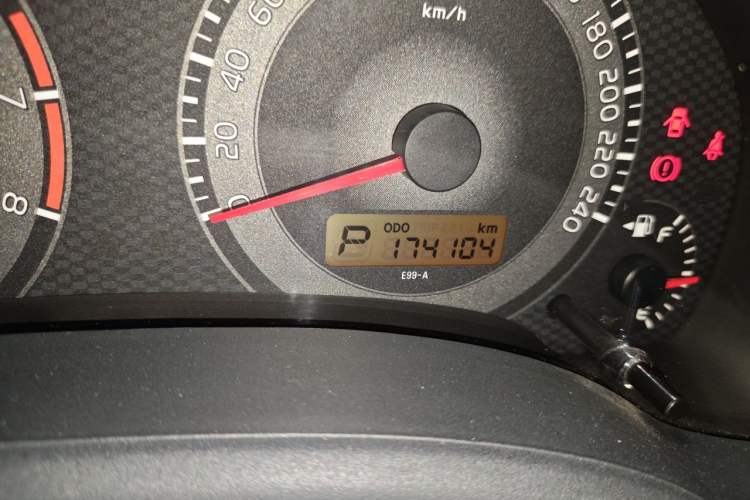 Used Toyota Corolla 2011 1.6L Automatic GL Odometer Close Up