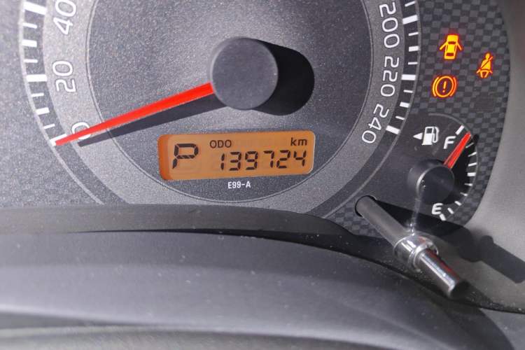 Used Toyota Corolla 2011 1.8L CVT GL-i Odometer Close Up
