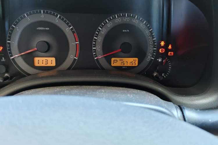 Used Toyota Corolla 2011 1.6L Automatic GL Odometer Close Up