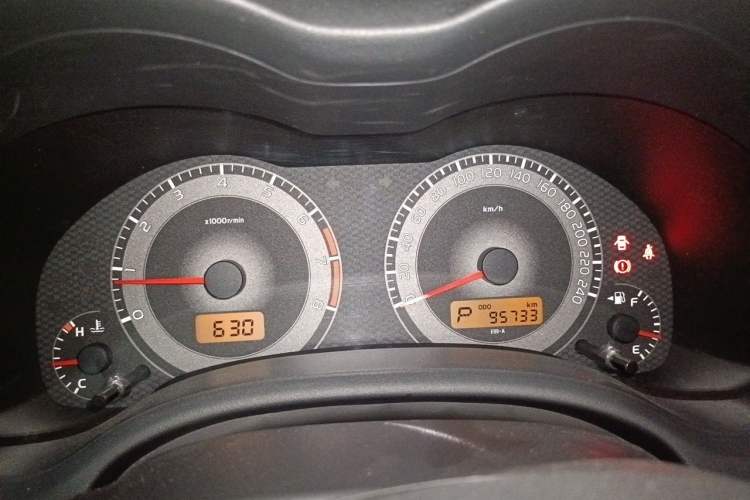 Used Toyota Corolla 2011 1.6L Automatic GL Odometer Close Up