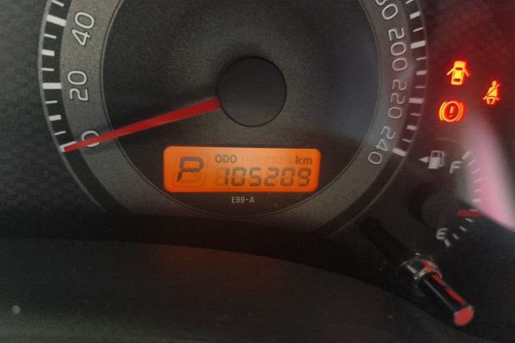 Used Toyota Corolla 2011 1.6L Automatic GL Odometer Close Up