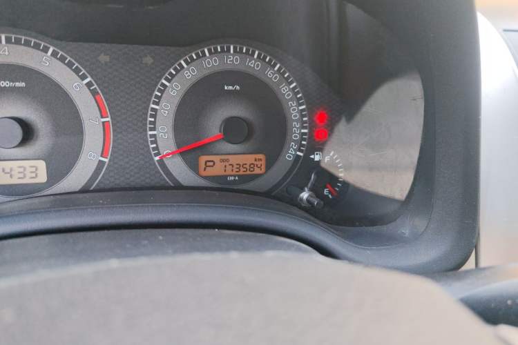 Used Toyota Corolla 2011 1.6L Automatic GL Odometer Close Up