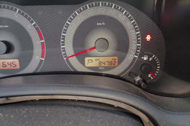 Used Toyota Corolla 2011 1.6L Automatic GL Odometer Close Up