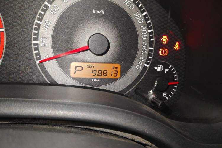 Used Toyota Corolla 2011 1.6L Automatic GL Odometer Close Up