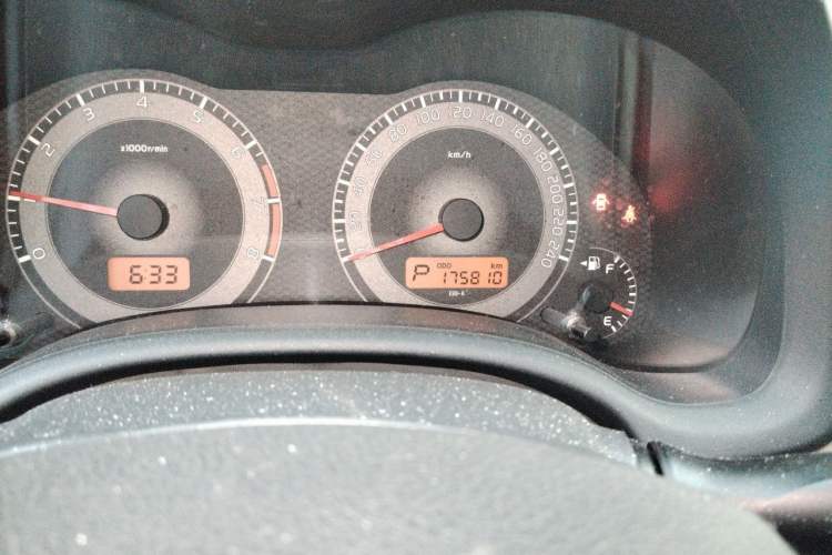 Used Toyota Corolla 2011 1.6L Automatic GL Odometer Close Up