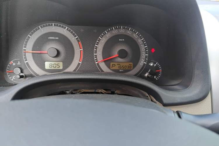 Used Toyota Corolla 2011 1.6L Automatic GL Odometer Close Up