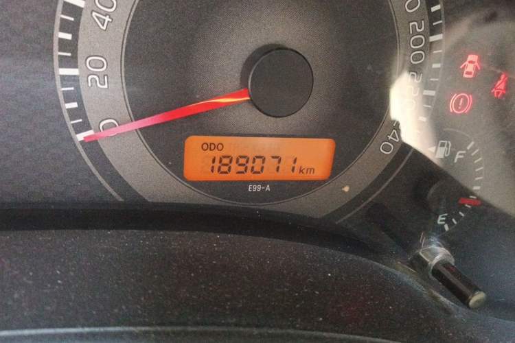 Used Toyota Corolla 2011 Commemorative Edition 1.6L Manual GL Odometer Close Up