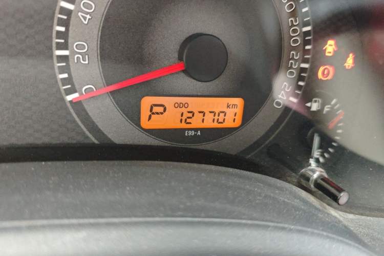 Used Toyota Corolla 2011 1.6L Automatic GL Odometer Close Up