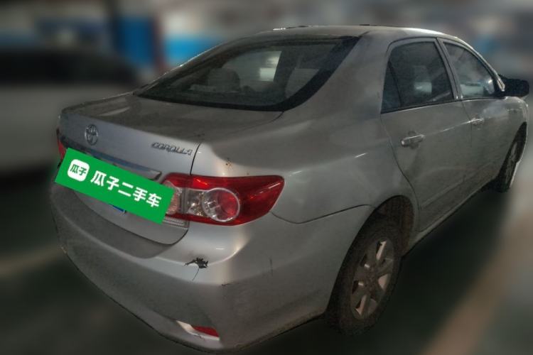Used Toyota Corolla 2011 1.6L Automatic GL Sunroof Version Rear Right 45 Deg