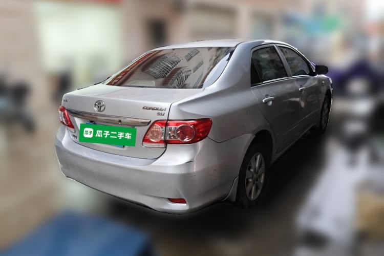 Used Toyota Corolla 2011 1.6L Manual GL Rear Right 45 Deg