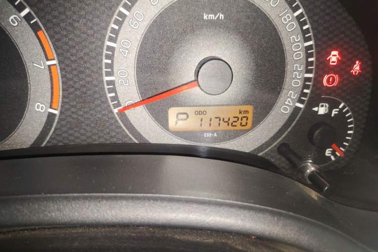 Used Toyota Corolla 2011 1.6L Automatic GL Odometer Close Up