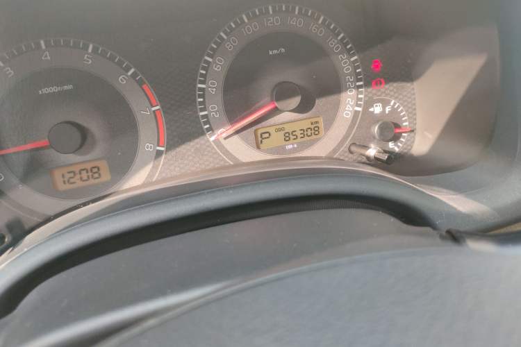 Used Toyota Corolla 2011 1.6L Automatic GL Odometer Close Up