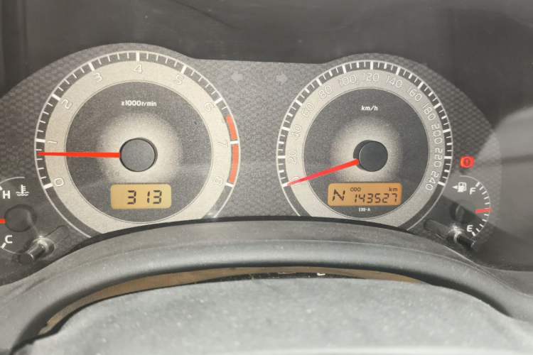 Used Toyota Corolla 2011 1.6L Automatic GL Odometer Close Up