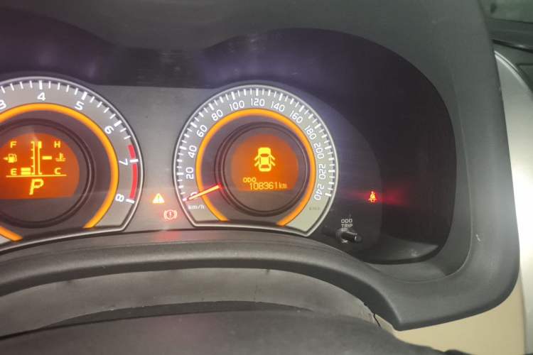 Used Toyota Corolla 2011 1.8L CVT GL-i Commemorative Edition Odometer Close Up