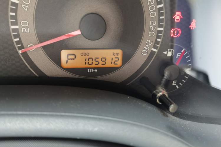 Used Toyota Corolla 2011 1.6L Automatic GL Odometer Close Up