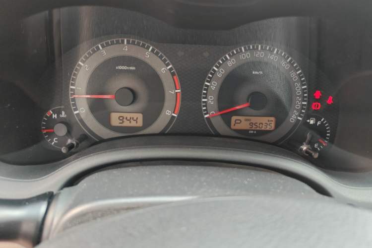 Used Toyota Corolla 2011 1.6L Automatic GL Odometer Close Up