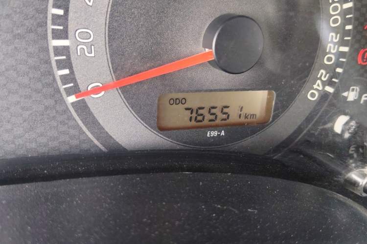 Used Toyota Corolla 2011 1.6L Manual GL Odometer Close Up