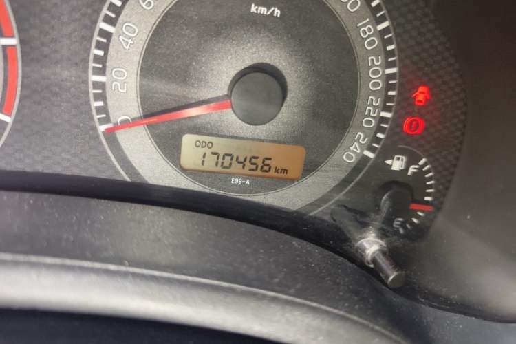 Used Toyota Corolla 2011 1.6L Manual GL Odometer Close Up
