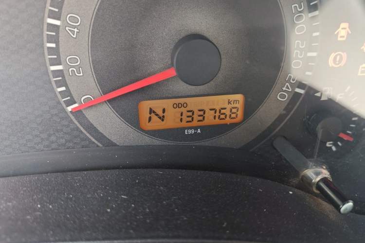 Used Toyota Corolla 2011 1.6L Automatic GL Odometer Close Up