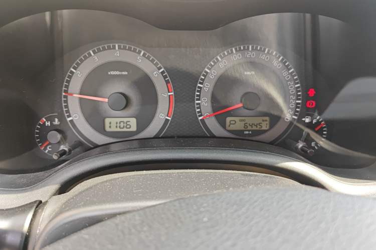 Used Toyota Corolla 2011 1.8L CVT GL-i Odometer Close Up