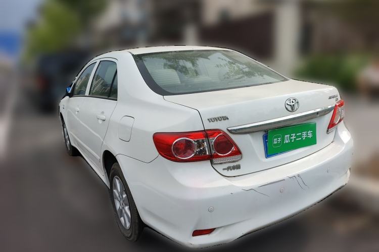 Used Toyota Corolla 2011 1.6L Automatic GL Sunroof Version Rear Left 45 Deg