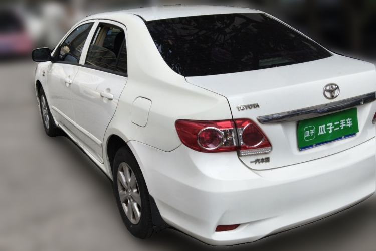 Used Toyota Corolla 2011 1.6L Automatic GL Sunroof Version Rear Left 45 Deg