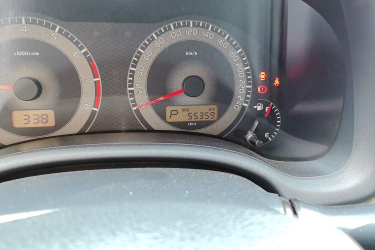 Used Toyota Corolla 2012 Luxurious Edition 1.6L Automatic GL Odometer Close Up