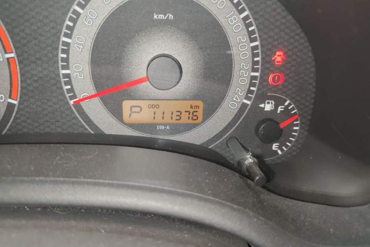 Used Toyota Corolla 2012 Luxurious Edition 1.6L Automatic GL Odometer Close Up