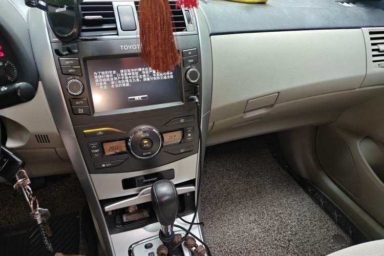 Used Toyota Corolla 2012 Luxurious Edition 1.6L Automatic GL Audio And AC Panel