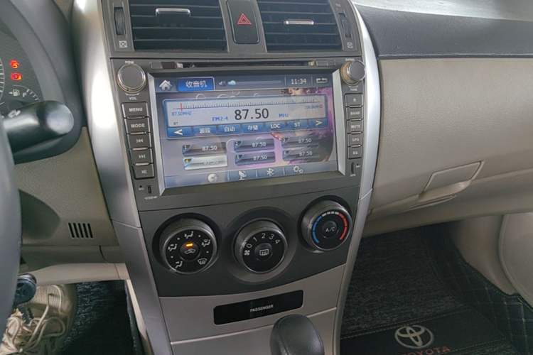 Used Toyota Corolla 2012 Luxurious Edition 1.6L Automatic GL Audio And AC Panel