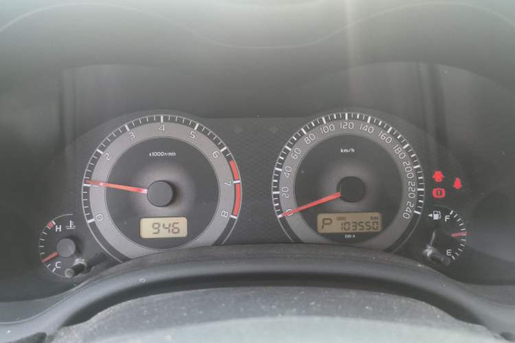 Used Toyota Corolla 2012 Luxurious Edition 1.6L Automatic GL Instrument Cluster