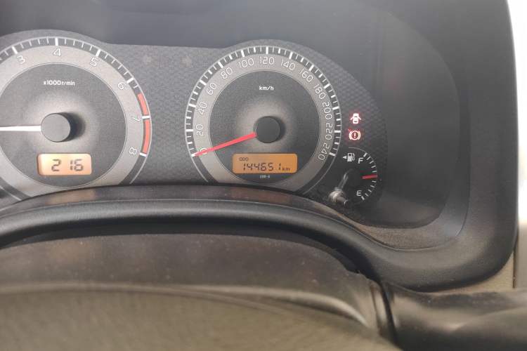 Used Toyota Corolla 2012 Luxurious Edition 1.6L Manual GL Odometer Close Up