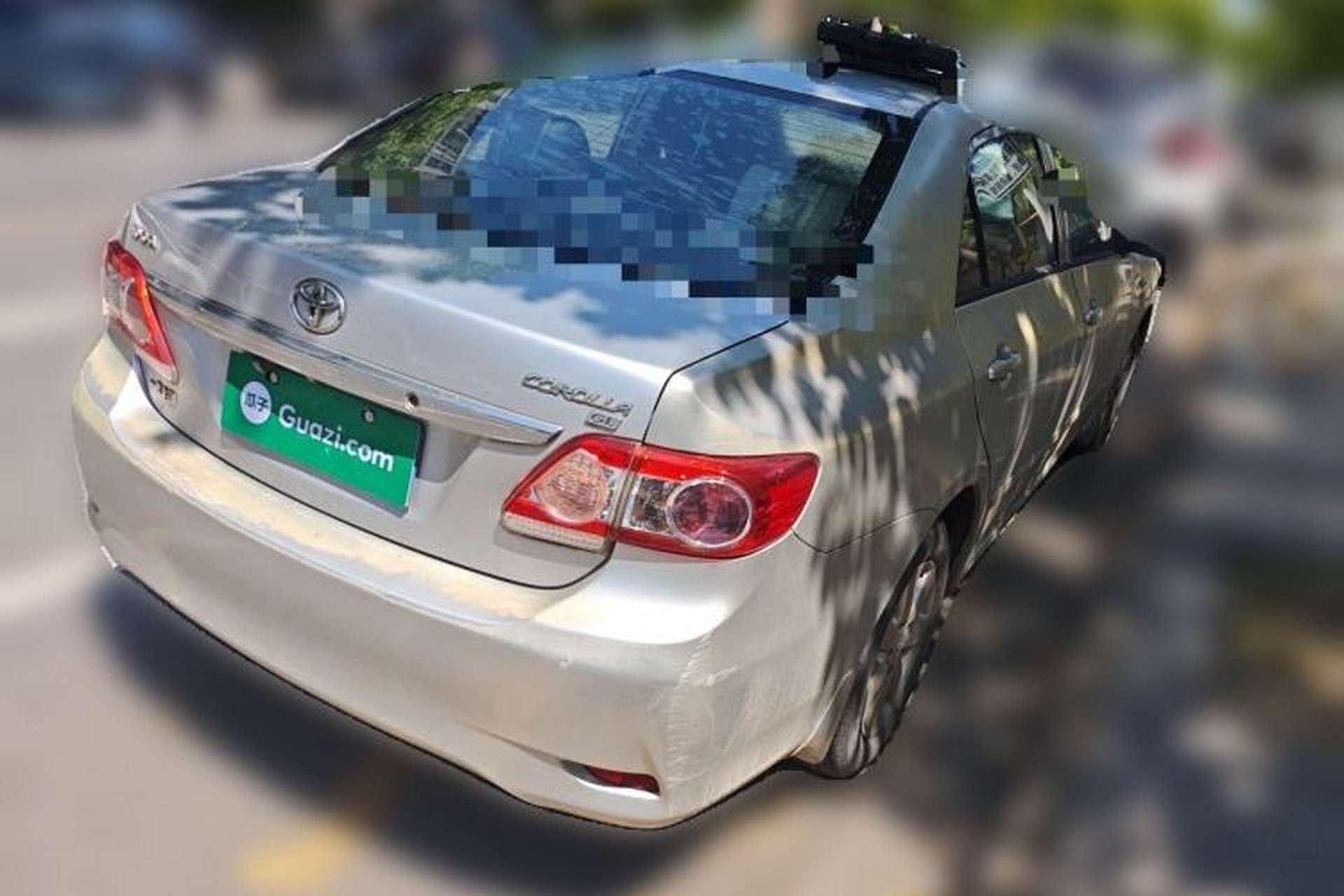 Used Toyota Corolla 2012 Luxurious Edition 1.6L Manual GL Rear Right 45 Deg