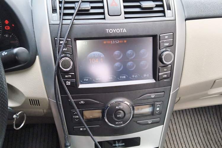 Used Toyota Corolla 2012 Luxurious Edition 1.6L Automatic GL Audio And AC Panel