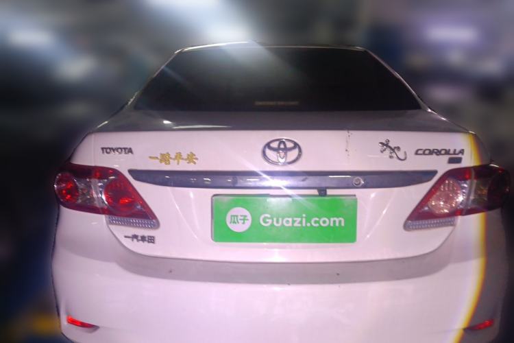 Used Toyota Corolla 2012 Luxurious Edition 1.6L Automatic GL Rear