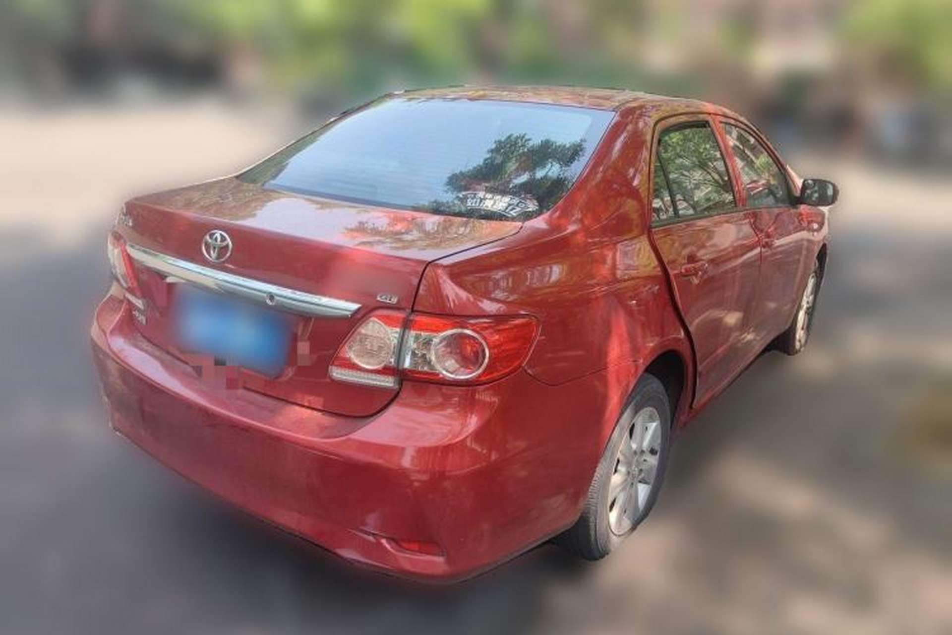 Used Toyota Corolla 2012 Luxurious Edition 1.6L Automatic GL Rear Right 45 Deg