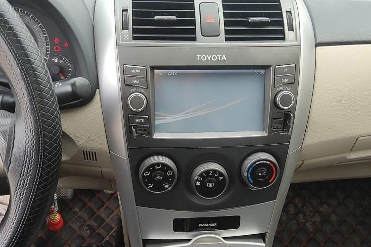 Used Toyota Corolla 2013 Special Edition 1.6L Manual Cool GL Model Audio And AC Panel