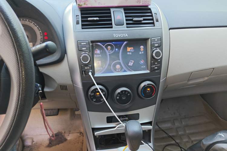 Used Toyota Corolla 2013 Special Edition 1.6L Automatic Cool GL Model Audio And AC Panel