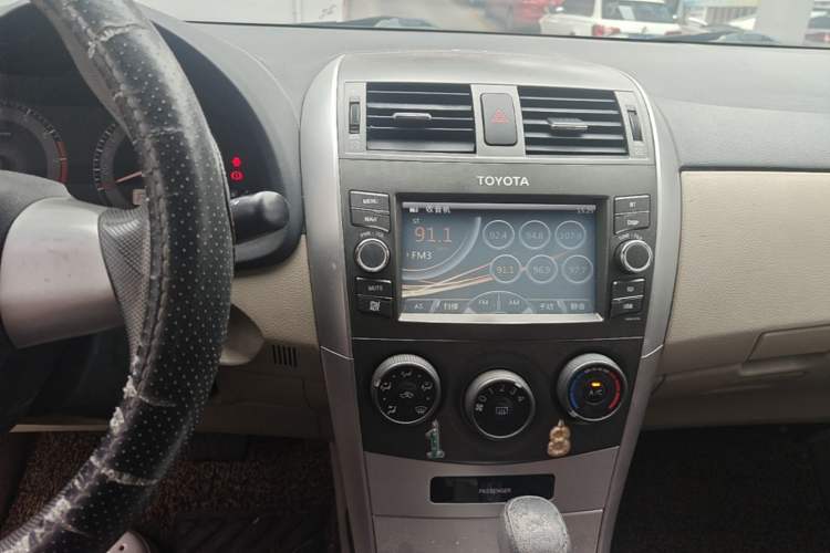 Used Toyota Corolla 2013 Special Edition 1.6L Automatic Cool GL Model Audio And AC Panel
